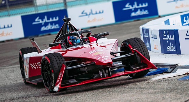 Nissan Formula e car front view