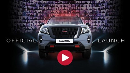 Nissan Navara forward facing