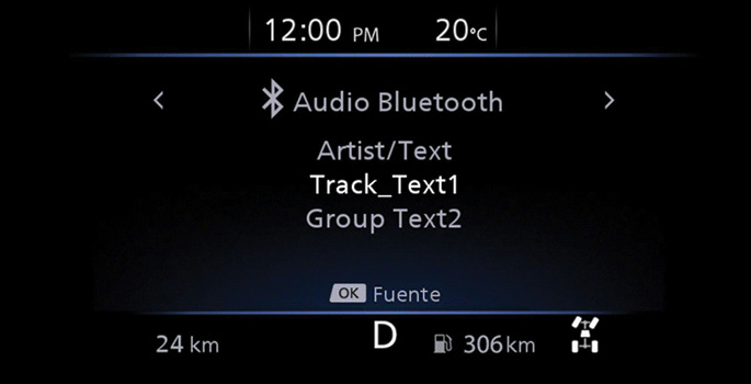 Navara Driver assist Display